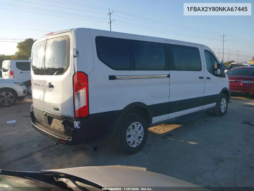 1FBAX2Y80NKA67445 2022 Ford Transit Passenger Xl