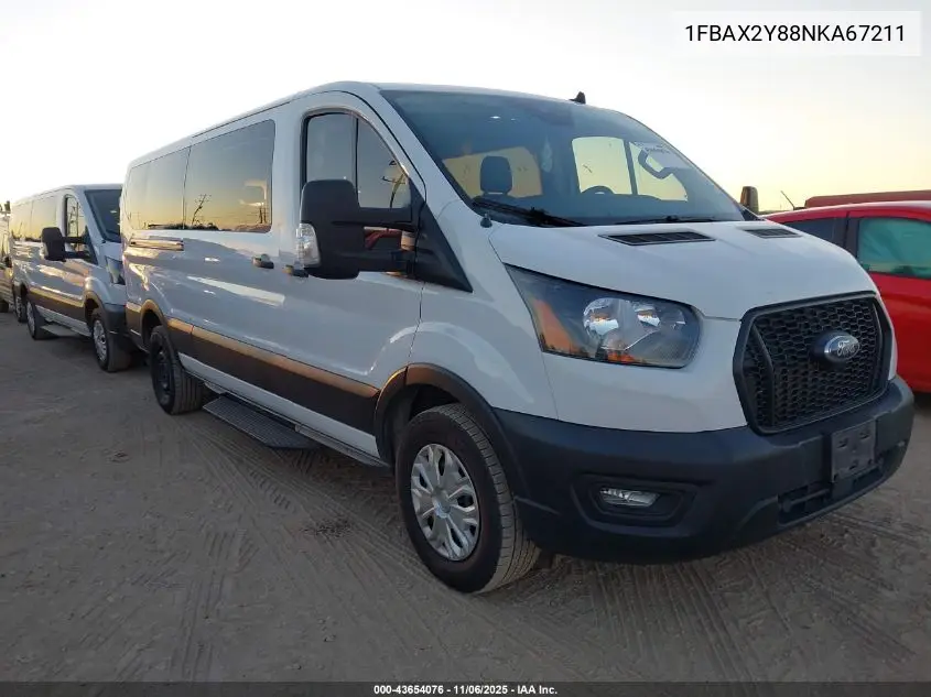 1FBAX2Y88NKA67211 2022 Ford Transit Passenger Xl