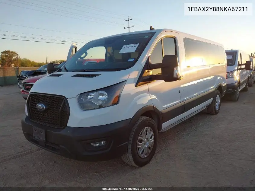 1FBAX2Y88NKA67211 2022 Ford Transit Passenger Xl