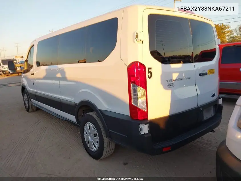 1FBAX2Y88NKA67211 2022 Ford Transit Passenger Xl