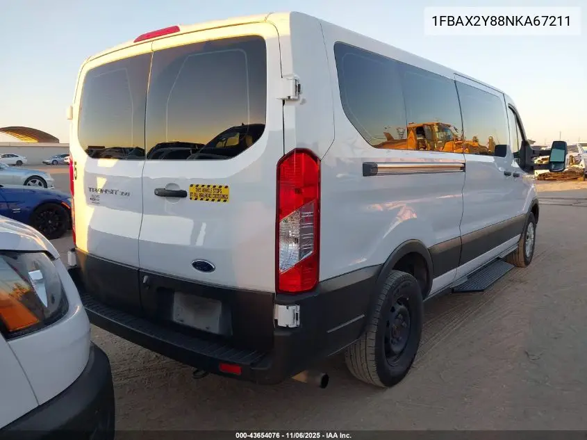 1FBAX2Y88NKA67211 2022 Ford Transit Passenger Xl