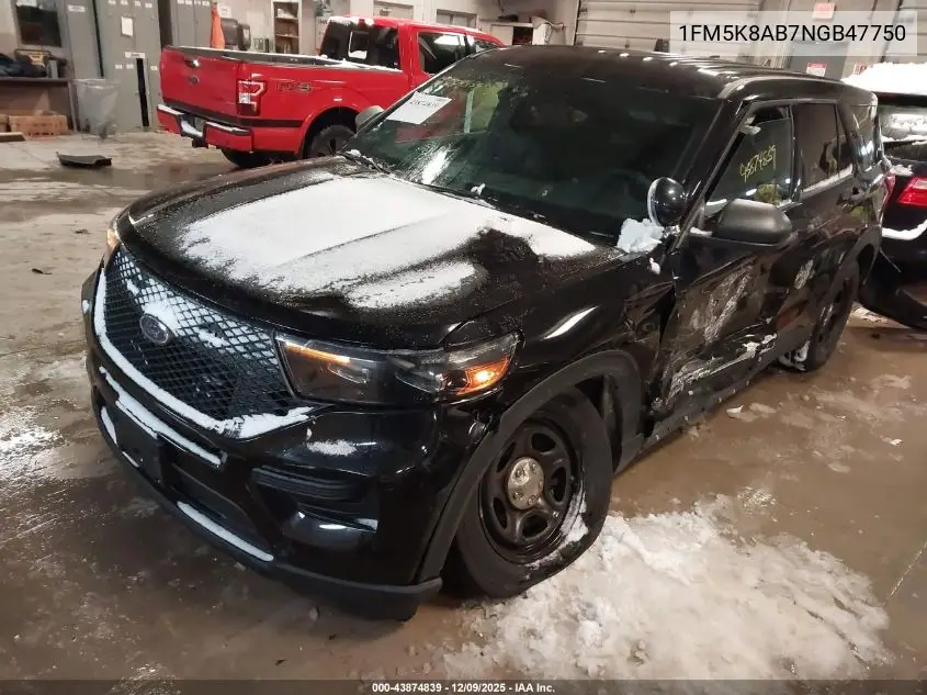 1FM5K8AB7NGB47750 2022 Ford Police Interceptor Utility