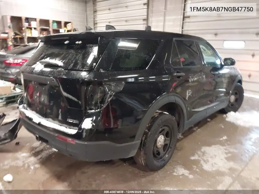 1FM5K8AB7NGB47750 2022 Ford Police Interceptor Utility
