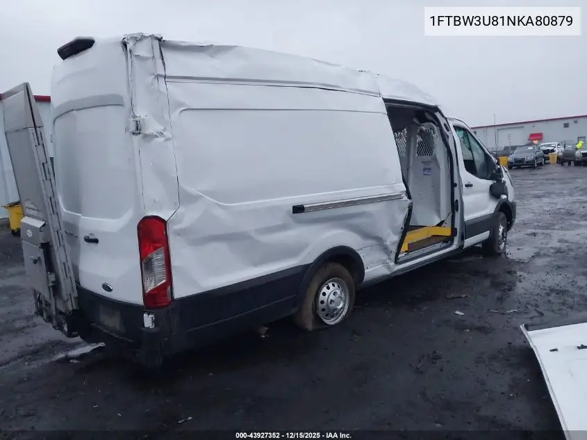 1FTBW3U81NKA80879 2022 Ford Transit-350 Cargo Van