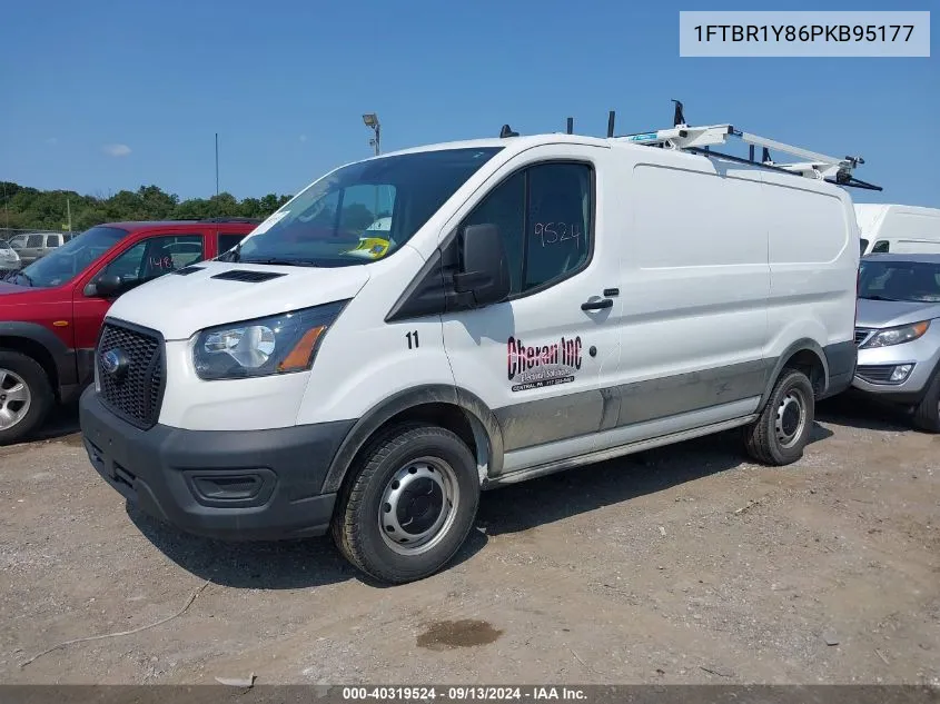 2023 Ford Transit-250 VIN: 1FTBR1Y86PKB95177 Lot: 40319524