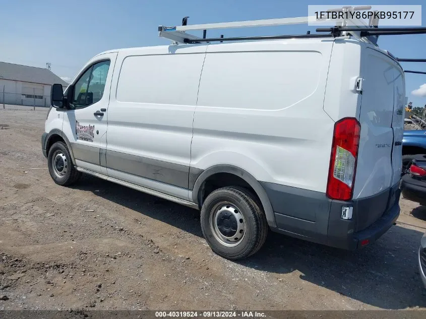 2023 Ford Transit-250 VIN: 1FTBR1Y86PKB95177 Lot: 40319524