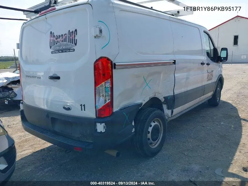 2023 Ford Transit-250 VIN: 1FTBR1Y86PKB95177 Lot: 40319524