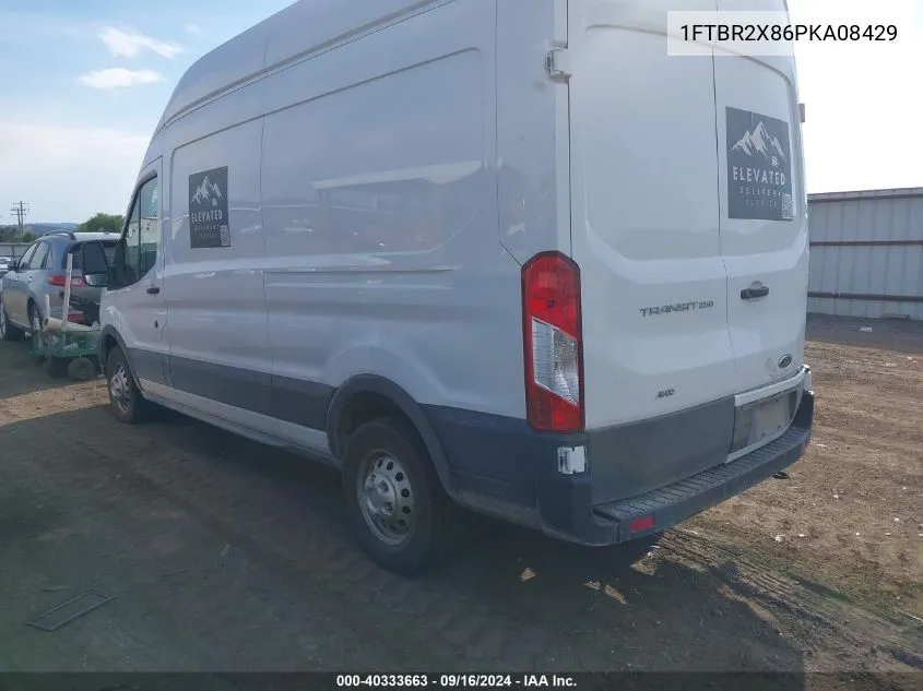 2023 Ford Transit-250 VIN: 1FTBR2X86PKA08429 Lot: 40333663