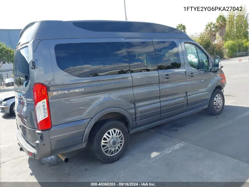 1FTYE2YG6PKA27042 2023 Ford Transit-150