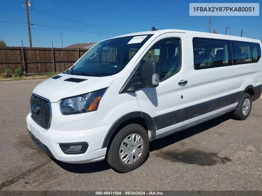 2023 Ford Transit-350 Passenger Van Xlt VIN: 1FBAX2Y87PKA80051 Lot: 40411508