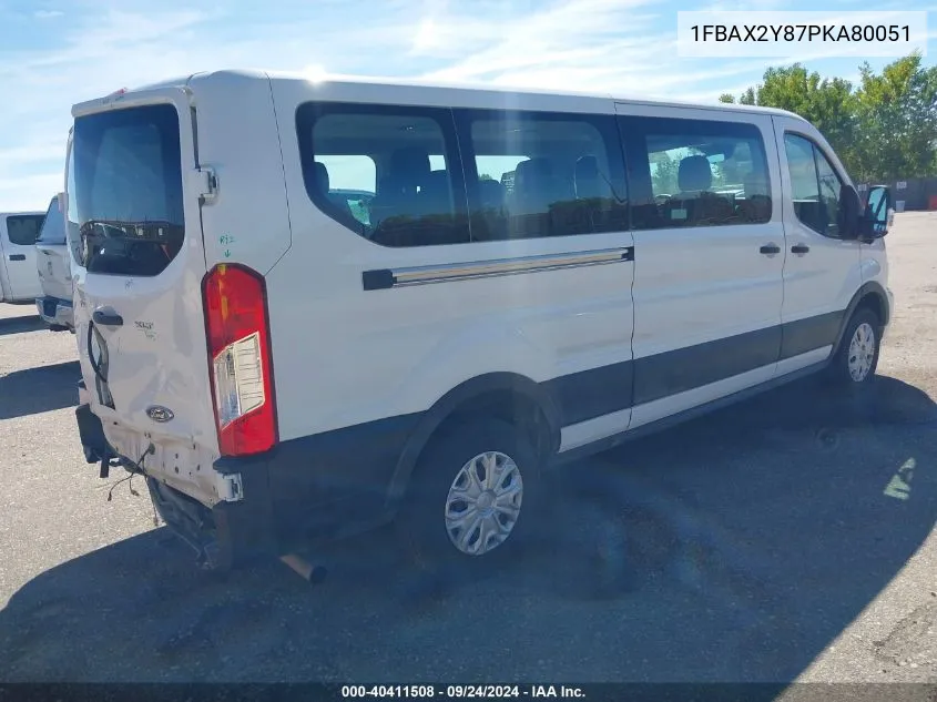 2023 Ford Transit-350 Passenger Van Xlt VIN: 1FBAX2Y87PKA80051 Lot: 40411508