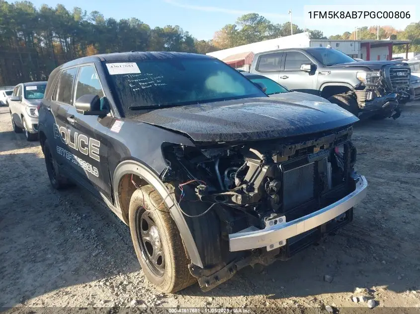 1FM5K8AB7PGC00806 2023 Ford Police Interceptor Utility