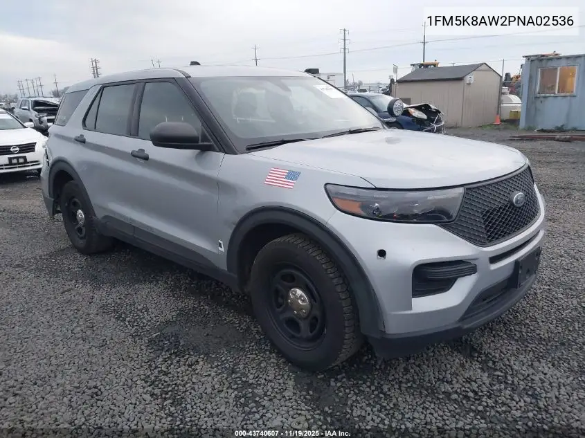 1FM5K8AW2PNA02536 2023 Ford Police Interceptor Utility