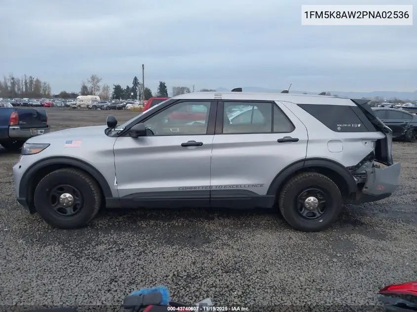 1FM5K8AW2PNA02536 2023 Ford Police Interceptor Utility