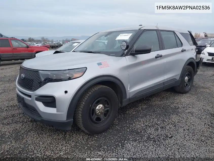 1FM5K8AW2PNA02536 2023 Ford Police Interceptor Utility