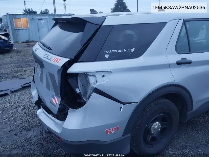 1FM5K8AW2PNA02536 2023 Ford Police Interceptor Utility