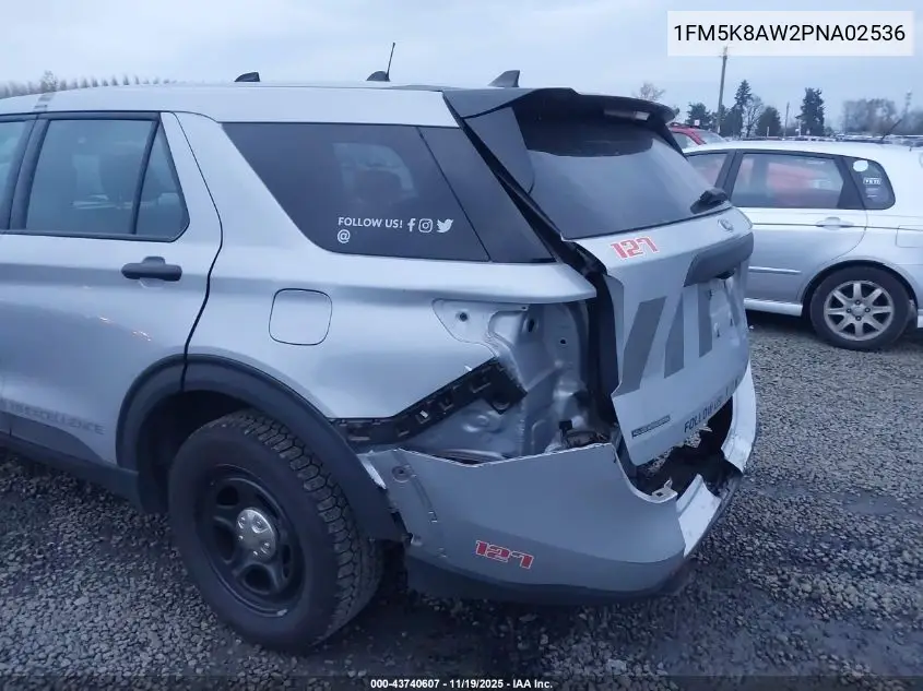 1FM5K8AW2PNA02536 2023 Ford Police Interceptor Utility