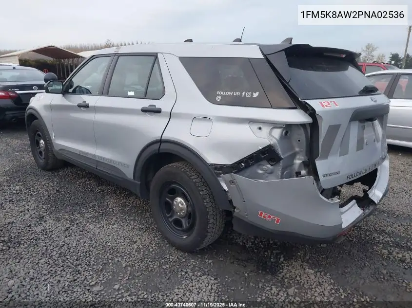1FM5K8AW2PNA02536 2023 Ford Police Interceptor Utility