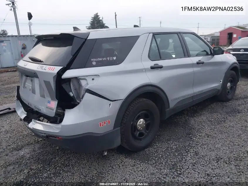 1FM5K8AW2PNA02536 2023 Ford Police Interceptor Utility
