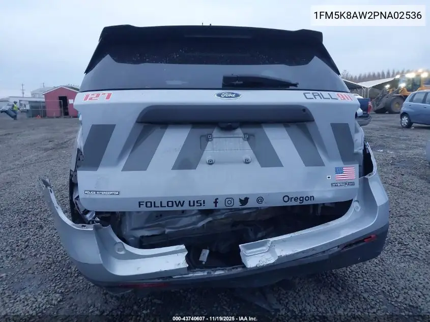 1FM5K8AW2PNA02536 2023 Ford Police Interceptor Utility