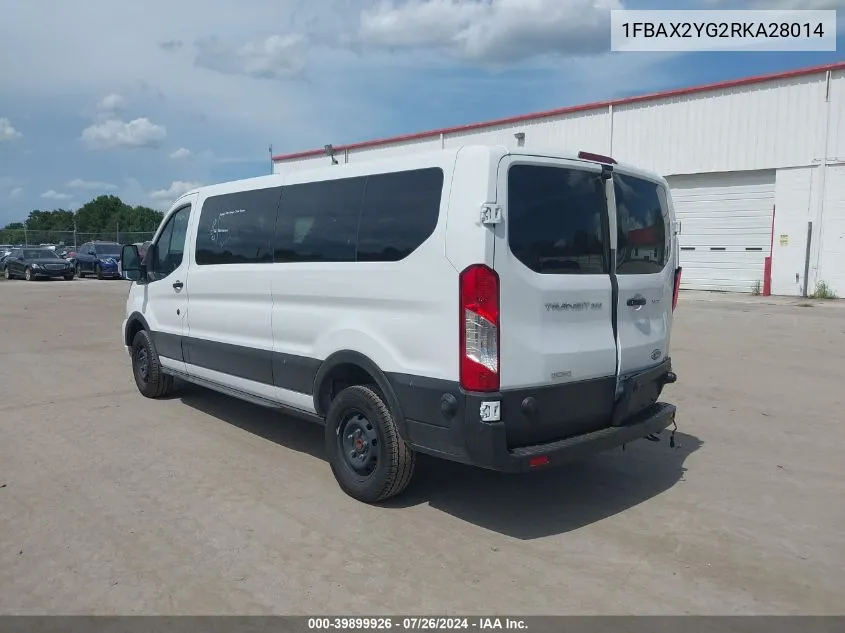 1FBAX2YG2RKA28014 2024 Ford Transit-350 Passenger Van Xlt