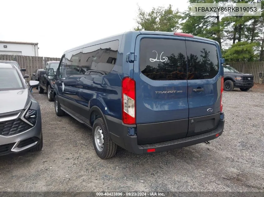 2024 Ford Transit-350 Passenger Van Xl VIN: 1FBAX2Y86RKB19053 Lot: 40423896