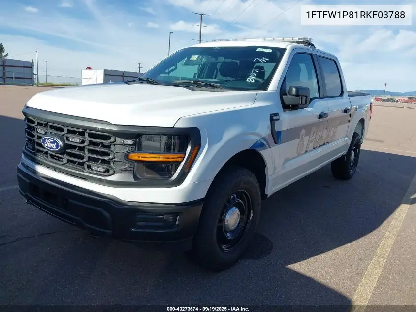 1FTFW1P81RKF03788 2024 Ford F-150 Police Responder Xl