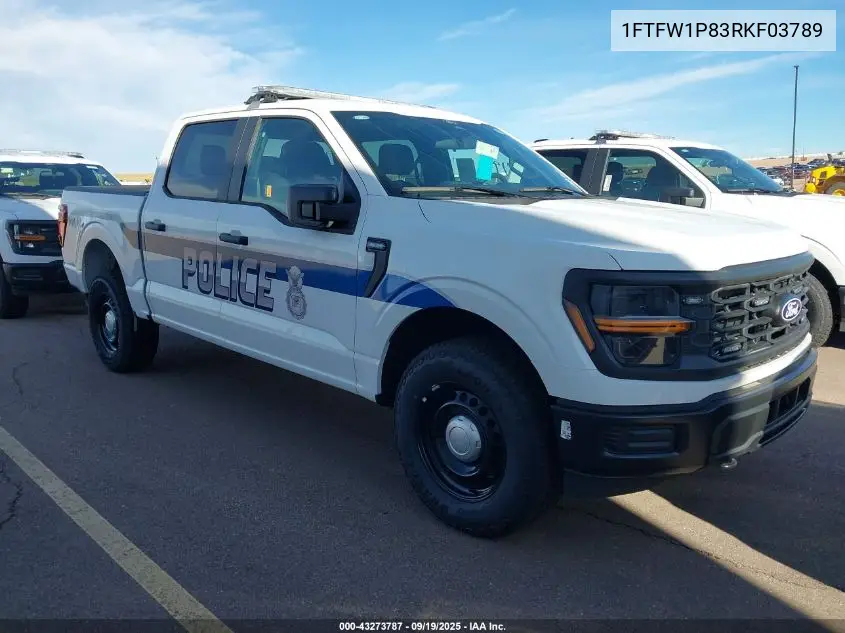1FTFW1P83RKF03789 2024 Ford F-150 Police Responder Xl