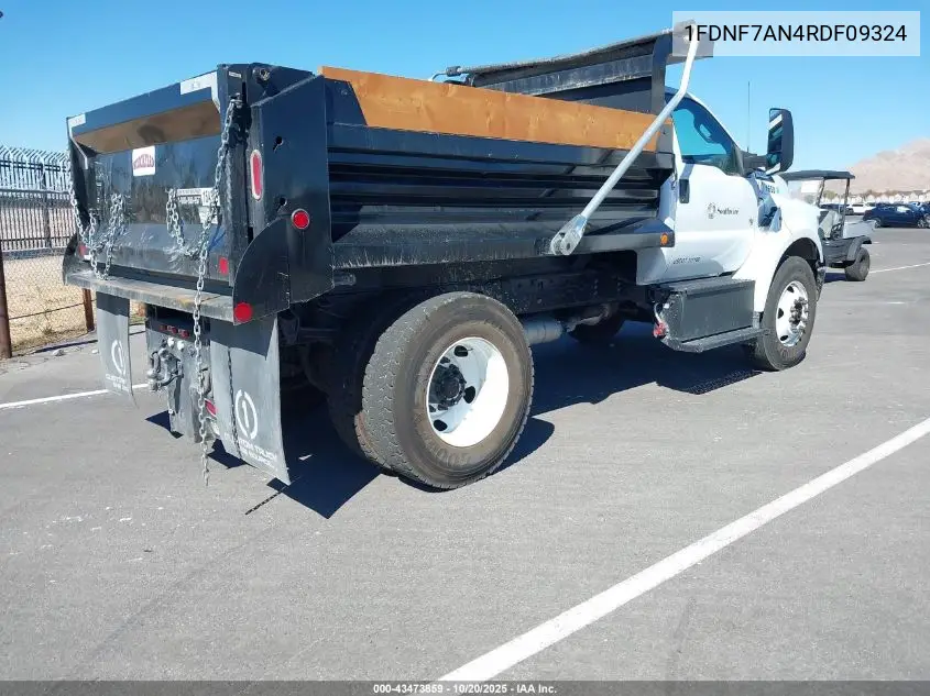 2024 Ford F-750 Gas VIN: 1FDNF7AN4RDF09324 Lot: 43473859
