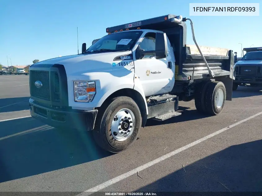 2024 Ford F-750 Gas VIN: 1FDNF7AN1RDF09393 Lot: 43473861