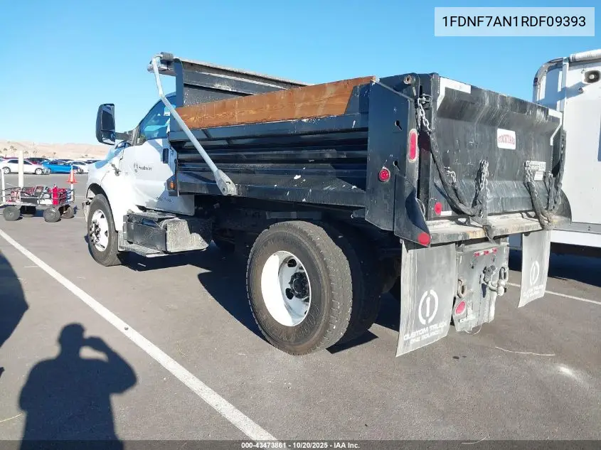 2024 Ford F-750 Gas VIN: 1FDNF7AN1RDF09393 Lot: 43473861