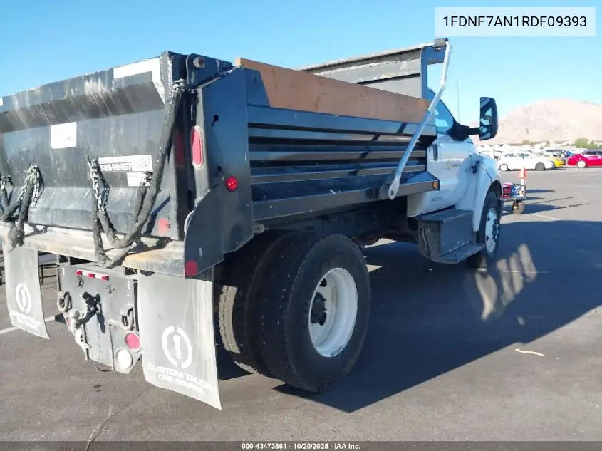 2024 Ford F-750 Gas VIN: 1FDNF7AN1RDF09393 Lot: 43473861