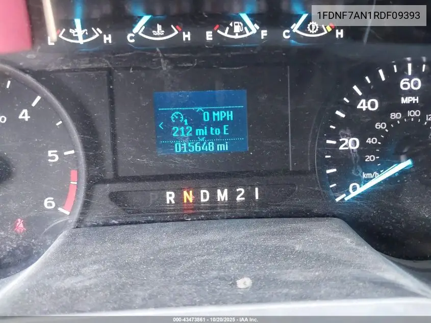 2024 Ford F-750 Gas VIN: 1FDNF7AN1RDF09393 Lot: 43473861