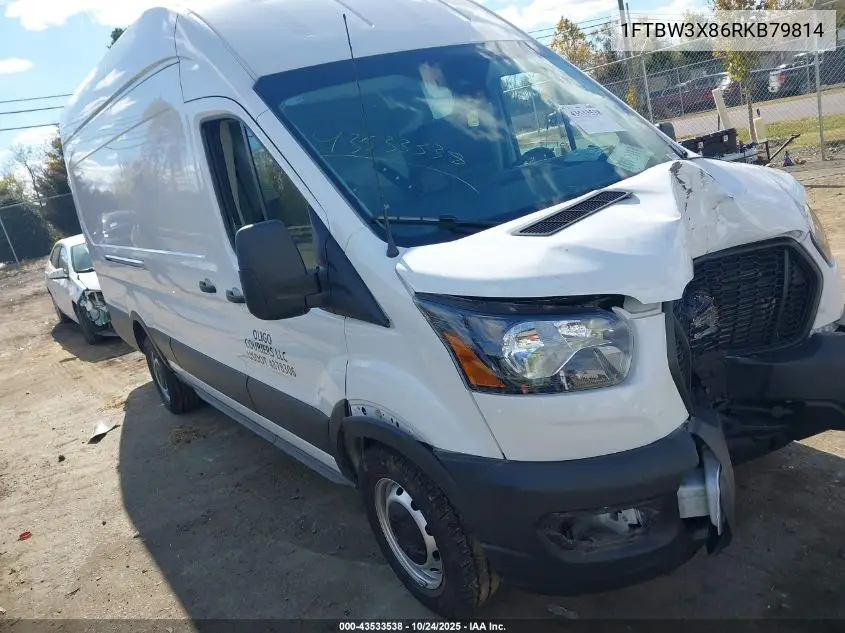 1FTBW3X86RKB79814 2024 Ford Transit-350 Cargo Van