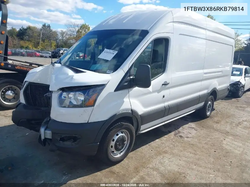 1FTBW3X86RKB79814 2024 Ford Transit-350 Cargo Van