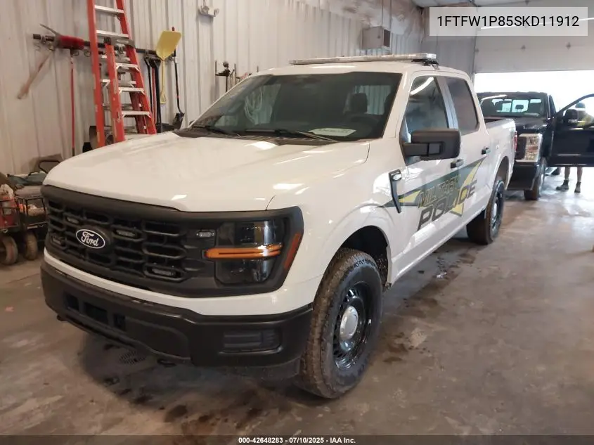 1FTFW1P85SKD11912 2025 Ford F-150 Police Responder Xl
