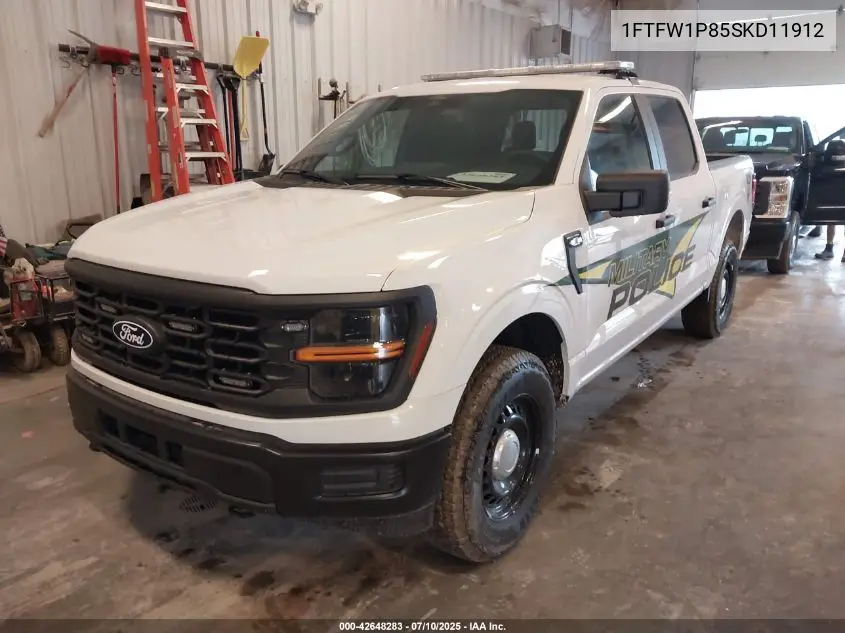1FTFW1P85SKD11912 2025 Ford F-150 Police Responder Xl