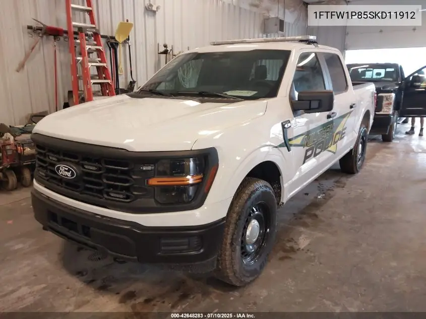 1FTFW1P85SKD11912 2025 Ford F-150 Police Responder Xl