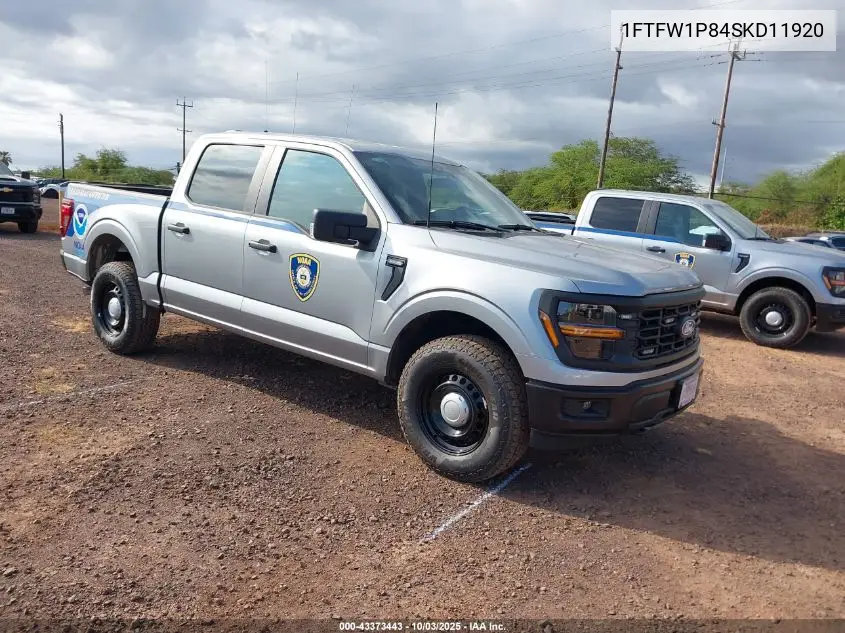 1FTFW1P84SKD11920 2025 Ford F-150 Police Responder Xl