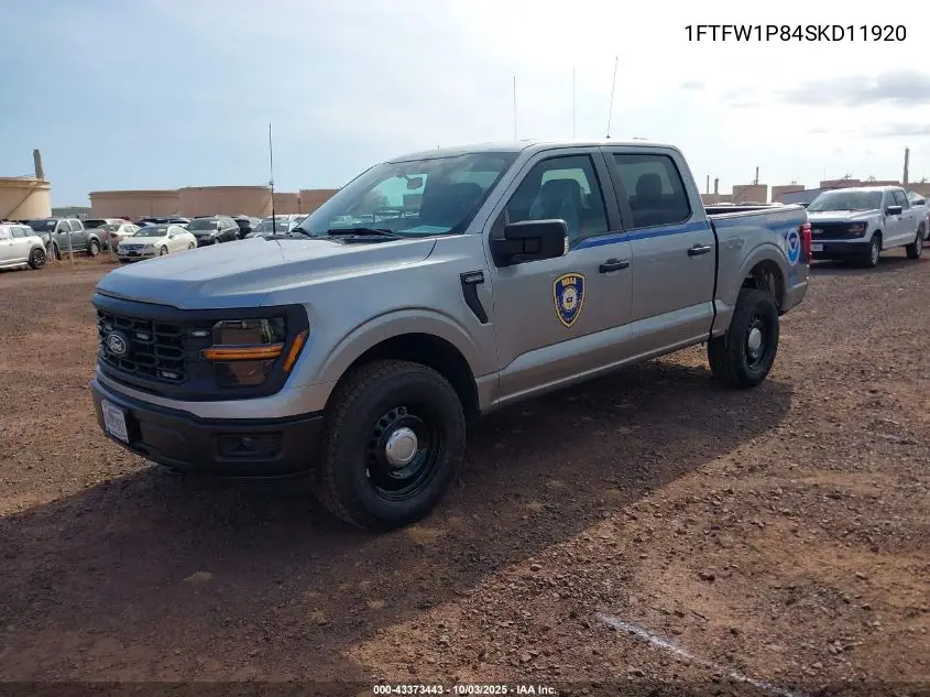 1FTFW1P84SKD11920 2025 Ford F-150 Police Responder Xl