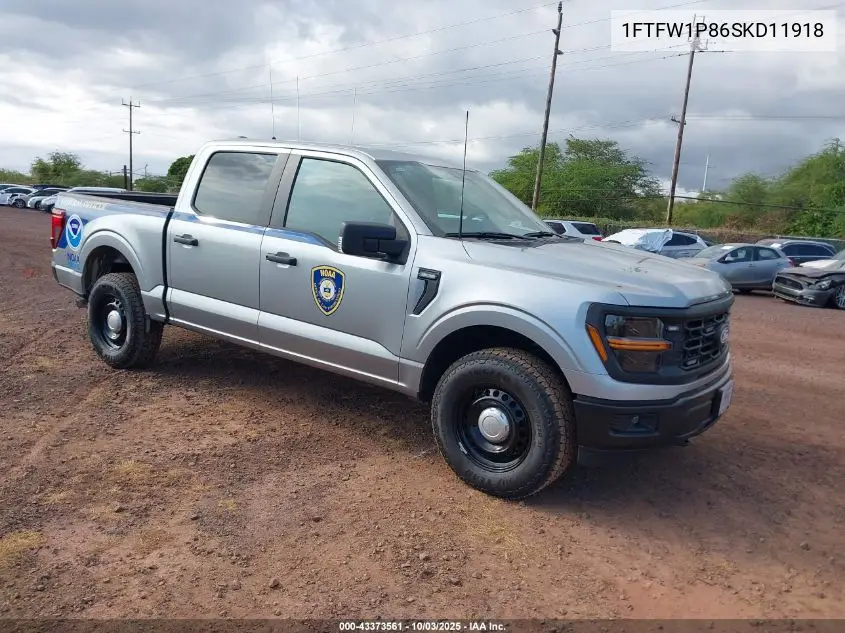1FTFW1P86SKD11918 2025 Ford F-150 Police Responder Xl