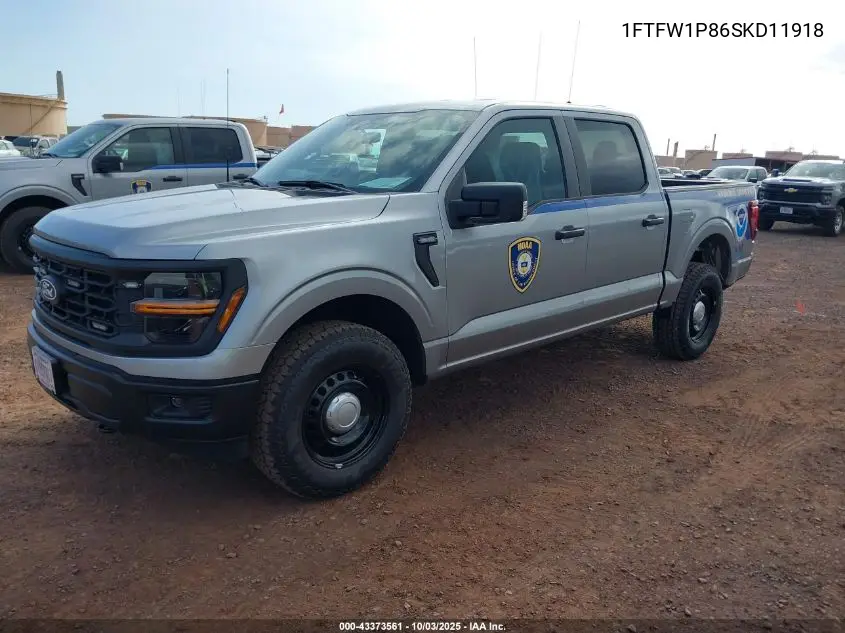 1FTFW1P86SKD11918 2025 Ford F-150 Police Responder Xl