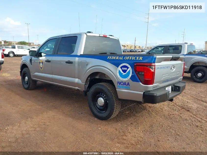 1FTFW1P86SKD11918 2025 Ford F-150 Police Responder Xl