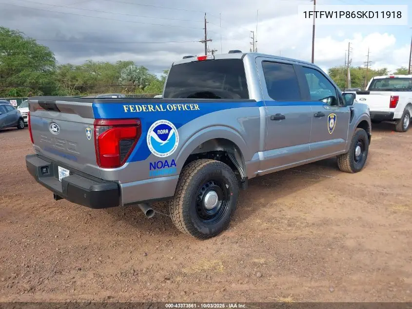 1FTFW1P86SKD11918 2025 Ford F-150 Police Responder Xl