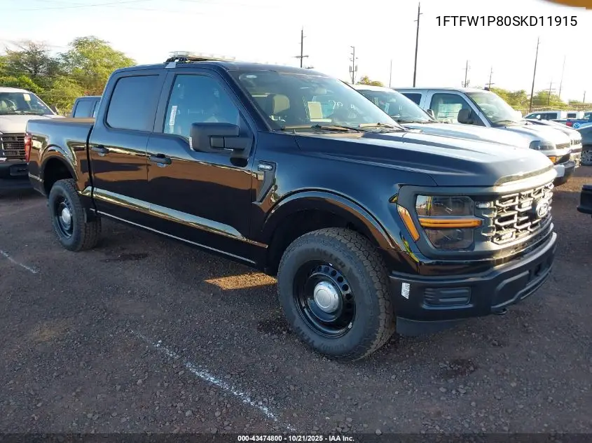 1FTFW1P80SKD11915 2025 Ford F-150 Police Responder Xl