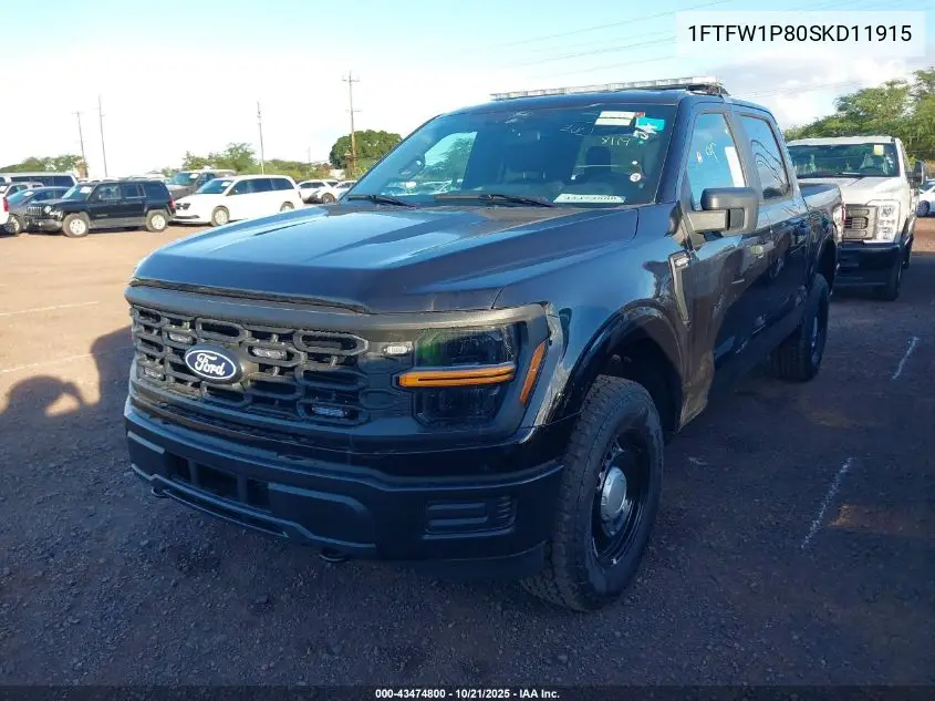 1FTFW1P80SKD11915 2025 Ford F-150 Police Responder Xl