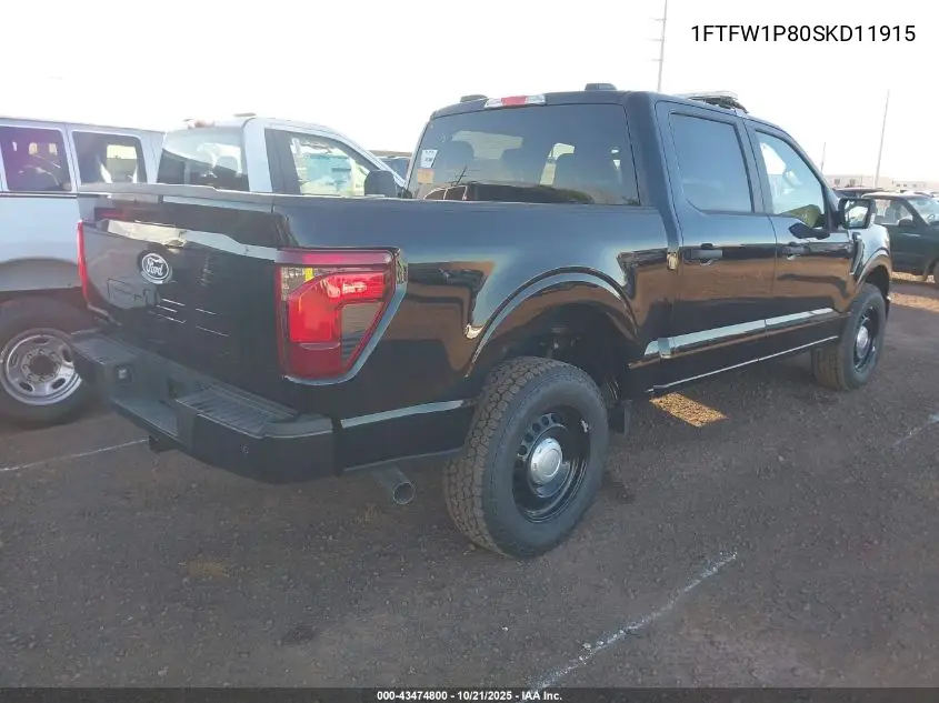 1FTFW1P80SKD11915 2025 Ford F-150 Police Responder Xl
