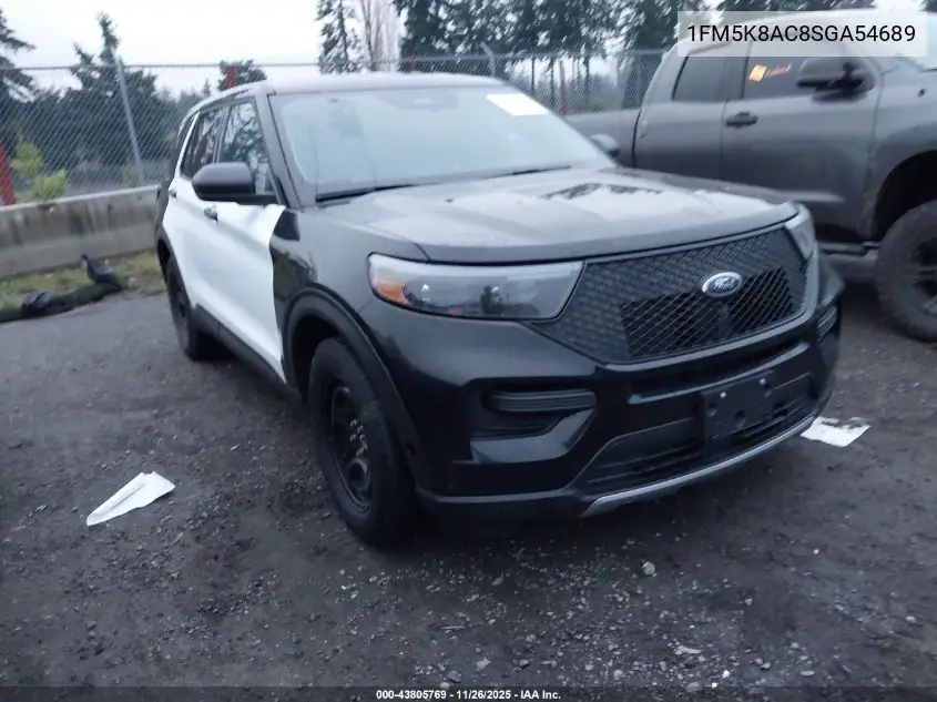 1FM5K8AC8SGA54689 2025 Ford Police Interceptor Utility