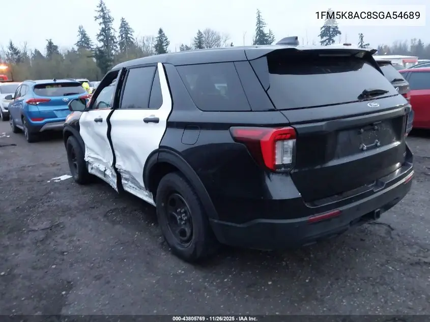 1FM5K8AC8SGA54689 2025 Ford Police Interceptor Utility