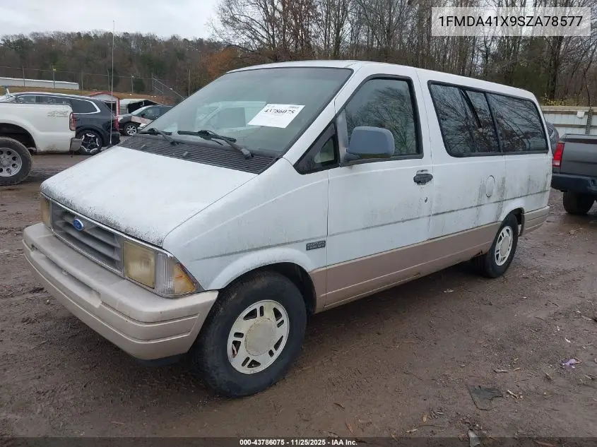 1FMDA41X9SZA78577 1995 Ford Aerostar
